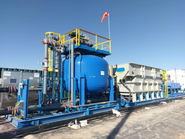 water treatment plant filtration system
